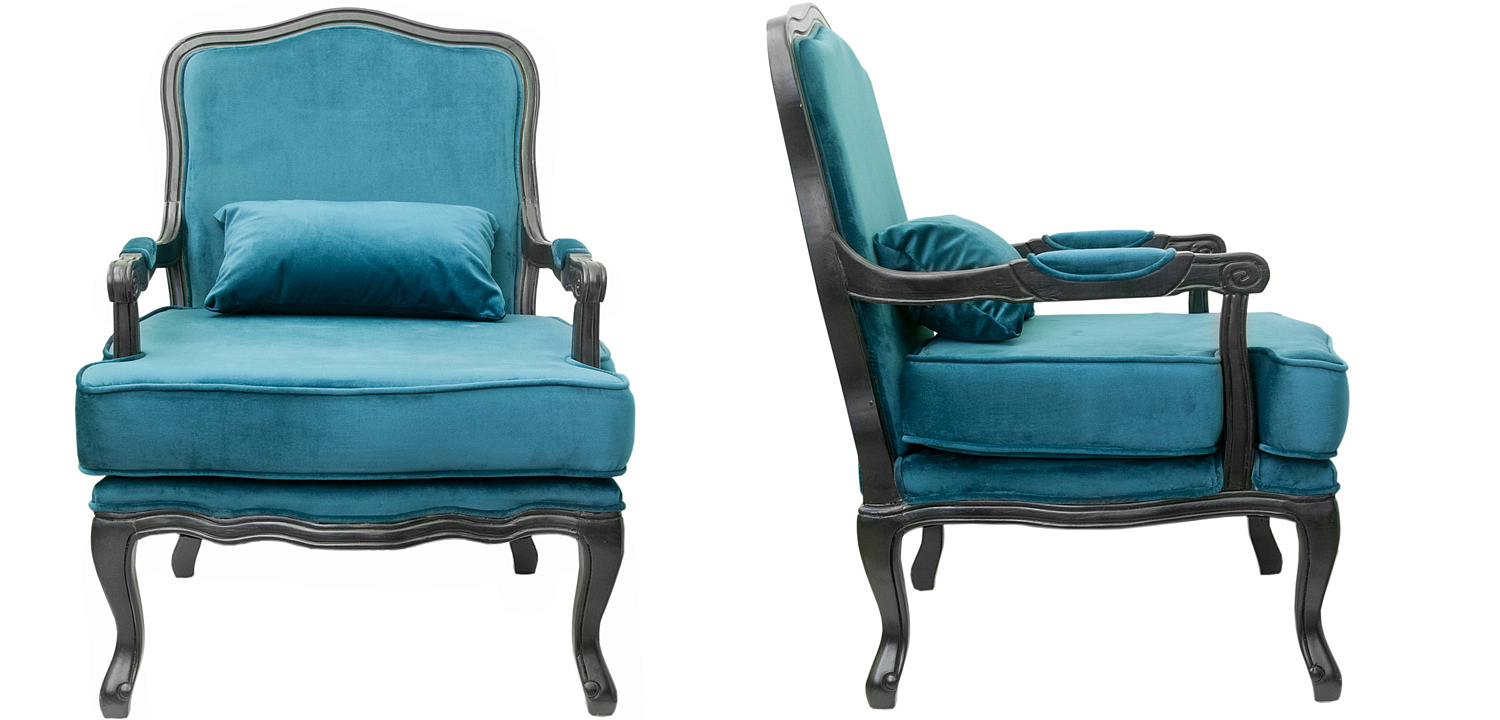 Кресло Harold Chair blue Кресло Harold Chair blue - Loft-Concept в Орле