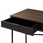 Стол рабочий в стиле лофт с ящиком и нишей для хранения Urban Style Space 2 варинант исполнения - 4 | Loft Concept в Орле