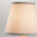 Бра со стеклянным шарообразным декором с пузырьками и бежевым абажуром Feiss варинант исполнения - 2 | Loft Concept в Орле