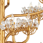 Люстра золотая в виде растения Golden Flower Glade варинант исполнения - 1 | Loft Concept в Орле