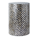 Столик круглый с инкрустацией Laura Black варинант исполнения - 1 | Loft Concept в Орле