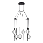 Люстра светодиодная с 6-ю сферическими стеклянными плафонами Splatter варинант исполнения - 1 | Loft Concept в Орле