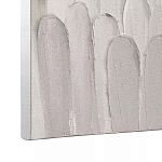 Панно декоративное с ручной росписью Gray Strokes варинант исполнения - 1 | Loft Concept в Орле