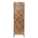 Торшер из перламутра на металлическом каркасе Indonesian Tower 2 варинант исполнения - 1 | Loft Concept в Орле