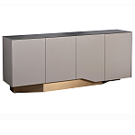 Комод со стеклянной столешницей и с выдвижными ящиками Minimalist Accent варинант исполнения - 1 | Loft Concept в Орле