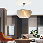 Подвесной светильник с белыми изящными декоративными лепестками Volumetric Petal Lamp варинант исполнения - 5 | Loft Concept в Орле