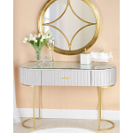 Консоль овальная на золотистых фигруных ножках Wall Console варинант исполнения - 4 | Loft Concept в Орле