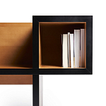 Дизайнерская скамейка  Canton  Beech and Black Bench варинант исполнения - 3 | Loft Concept в Орле