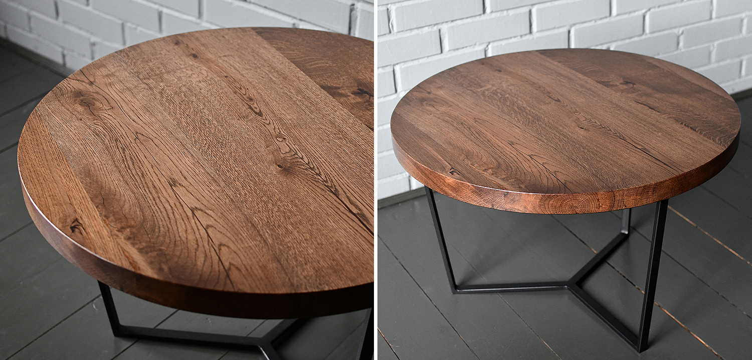 Кофейный стол Trey Industrial Metal Rust Coffee Table Кофейный стол Trey Industrial Metal Rust Coffee Table - Loft-Concept в Орле
