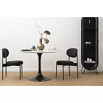 Стул мягкий Alfie Chair черный варинант исполнения - 6 | Loft Concept в Орле