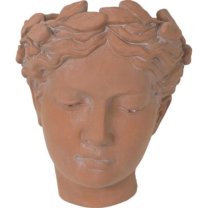 Кашпо Roman face Коричневый Кашпо Roman face Коричневый в Орле | Loft Concept
