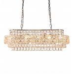 Люстра овальной формы хрустальная в неоклассическом стиле Majesty варинант исполнения - 5 | Loft Concept в Орле