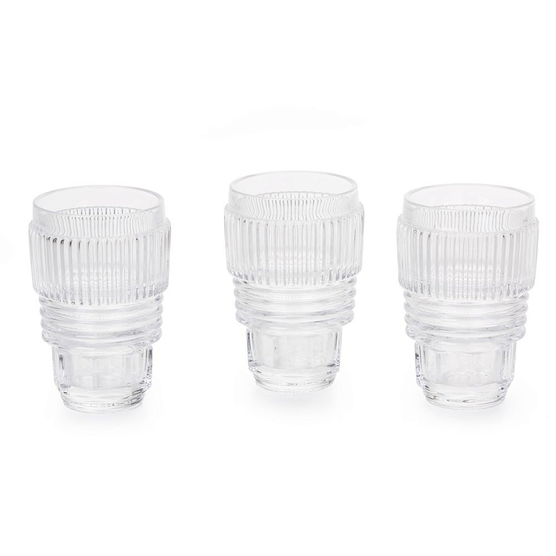 Набор Seletti Machine Collection Large set of 3 Прозрачное Стекло Набор Seletti Machine Collection Large set of 3 Прозрачное Стекло в Орле | Loft Concept