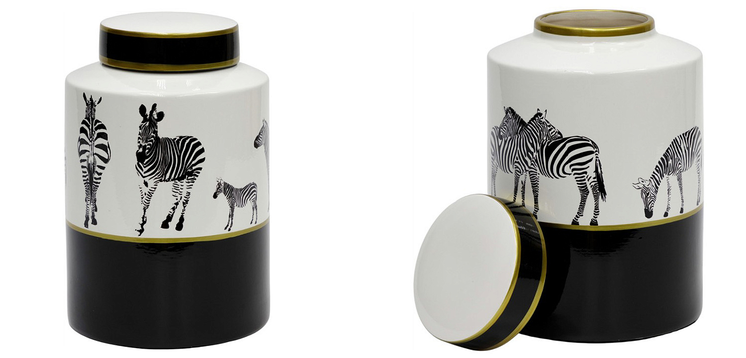 Ваза Zebra Vase white and black 26 Ваза Zebra Vase white and black 26 - Loft-Concept в Орле