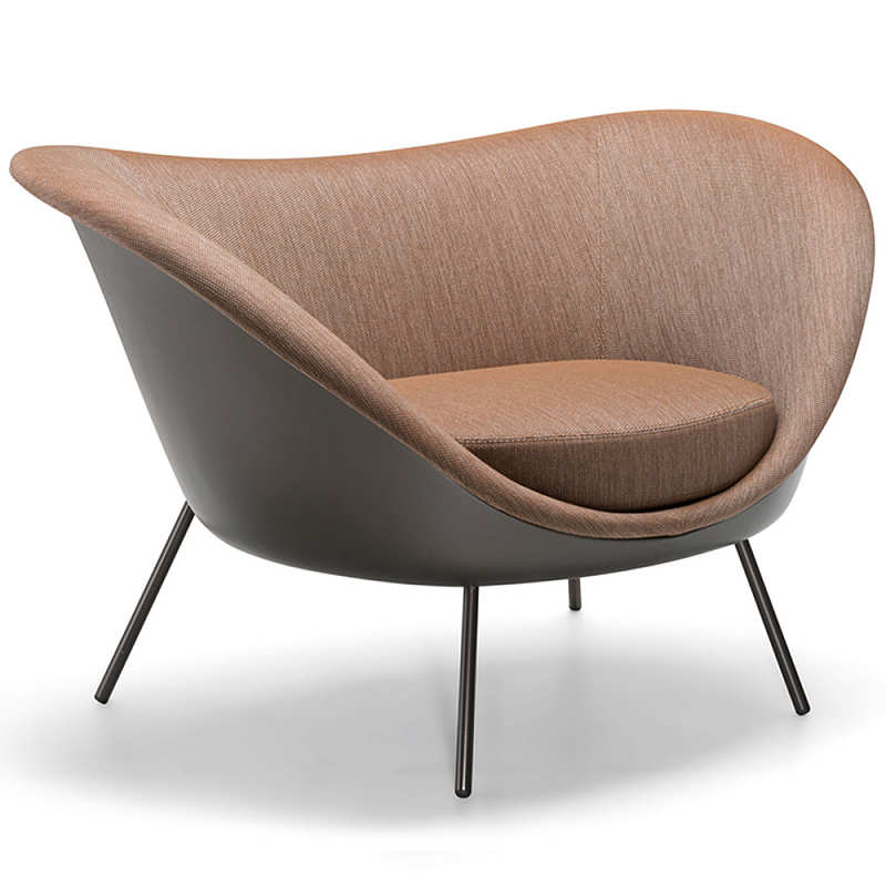 Дизайнерское уличное кресло Gio Ponti D.154.2 Armchair Коричневый Черный Дизайнерское уличное кресло Gio Ponti D.154.2 Armchair Коричневый Черный в Орле | Loft Concept