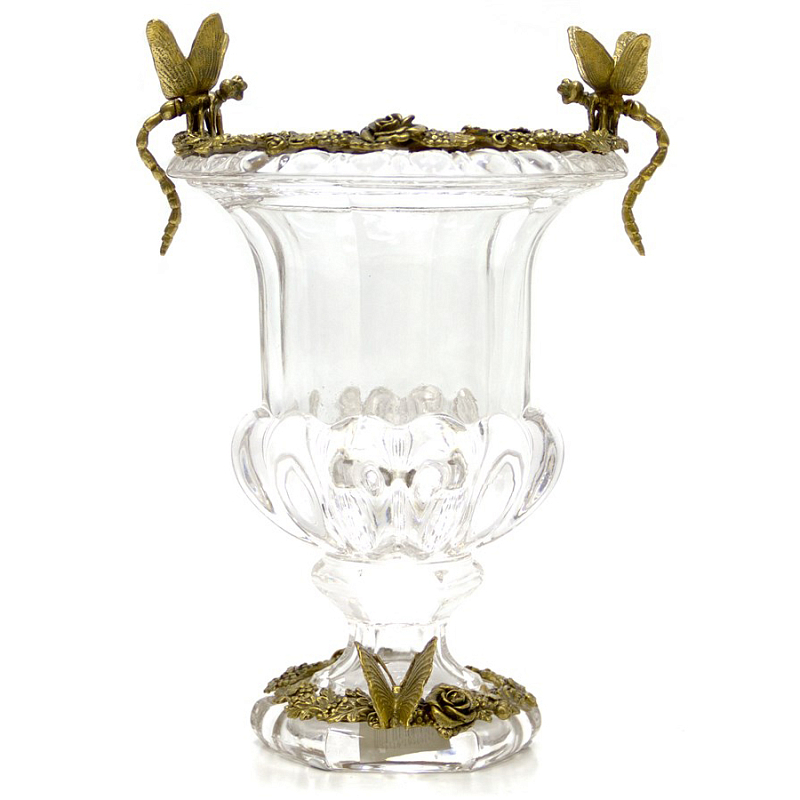 Ваза Transparent Goblet Прозрачный (Transparent) Бронза в Орле | Loft Concept 