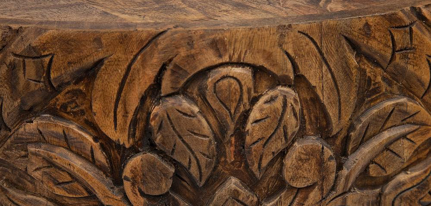 Кофейный стол Indian Carved Mango Tree  - Loft-Concept в Орле