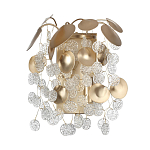 Бра с декоративными подвесками из прозрачного стекла в форме монеток FAIRYTREE Light варинант исполнения - 1 | Loft Concept в Орле