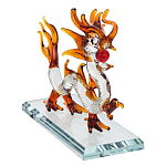 Декоративная стеклянная статуэтка Дракон Glass Dragon Statuette варинант исполнения - 2 | Loft Concept в Орле
