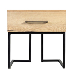 Тумба прикроватная с ящиком в стиле лофт Urban Style Space 2 варинант исполнения - 3 | Loft Concept в Орле