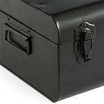 Металлический сундук Metal Chest Black варинант исполнения - 3 | Loft Concept в Орле