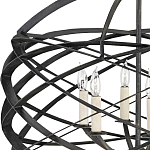 Люстра черная из эллиптических элементов Overlapping Orbits варинант исполнения - 1 | Loft Concept в Орле