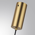 Подвесной светильник с плафоном в форме цилиндра из алебастра Cryptocrystalline Stone варинант исполнения - 4 | Loft Concept в Орле