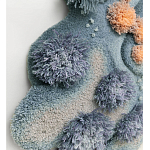 Тканый вручную Большой абстрактный гобелен Frost Forest варинант исполнения - 2 | Loft Concept в Орле