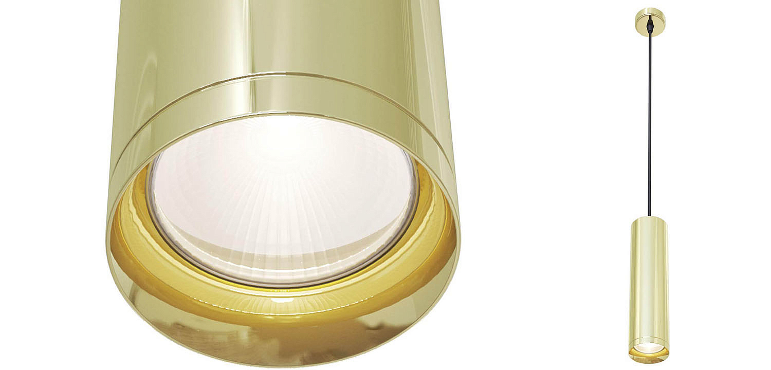 Подвесной светильник Trumpet tube gold 30 Подвесной светильник Trumpet tube gold 30 - Loft-Concept в Орле
