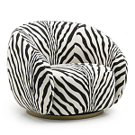 Кресло Bear с принтом Зебра варинант исполнения - 1 | Loft Concept в Орле