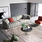 Дизайнерский журнальный стол на прозрачном основании Nofon варинант исполнения - 2 | Loft Concept в Орле