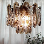 Люстра из круглых стеклянных элементов Vienna варинант исполнения - 2 | Loft Concept в Орле