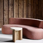 Дизайнерский журнальный стол полукруглой формы Pokun варинант исполнения - 4 | Loft Concept в Орле