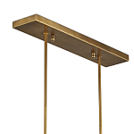 Люстра прямоугольная из толстого литого стекла Cast Glass варинант исполнения - 5 | Loft Concept в Орле