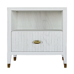 Прикроватная тумбочка с полкой Elsa Dreams White варинант исполнения - 6 | Loft Concept в Орле