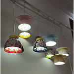 Подвесные светильники в виде чаши с цветочным орнаментом Flower Reversal варинант исполнения - 8 | Loft Concept в Орле