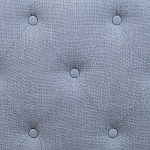 Изголовье кровати серое с мягкой обивкой из рогожки Emma Headboard варинант исполнения - 3 | Loft Concept в Орле