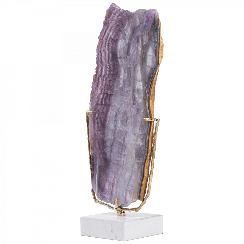 Plaque fluorite pourpre Аксессуар камень Флюорит Сиреневый Золотой Plaque fluorite pourpre Аксессуар камень Флюорит Сиреневый Золотой в Орле | Loft Concept