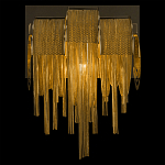 Бра с перфорированными металлическими дугами и цепочками 22 см Atlantis Chain варинант исполнения - 4 | Loft Concept в Орле