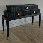 Премиальная Консоль с тремя ящиками Elsa Dreams Black варинант исполнения - 1 | Loft Concept в Орле