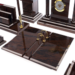 Настольный письменный набор из природного камня обсидиана Team leader варинант исполнения - 2 | Loft Concept в Орле