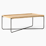 Журнальный стол с прямоугольной деревянной столешницей Urban Style Space варинант исполнения - 1 | Loft Concept в Орле