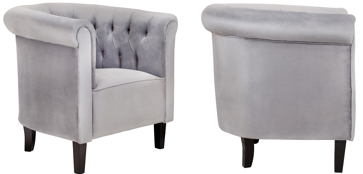 Кресло Cesare Armchair grey Кресло Cesare Armchair grey - Loft-Concept в Орле