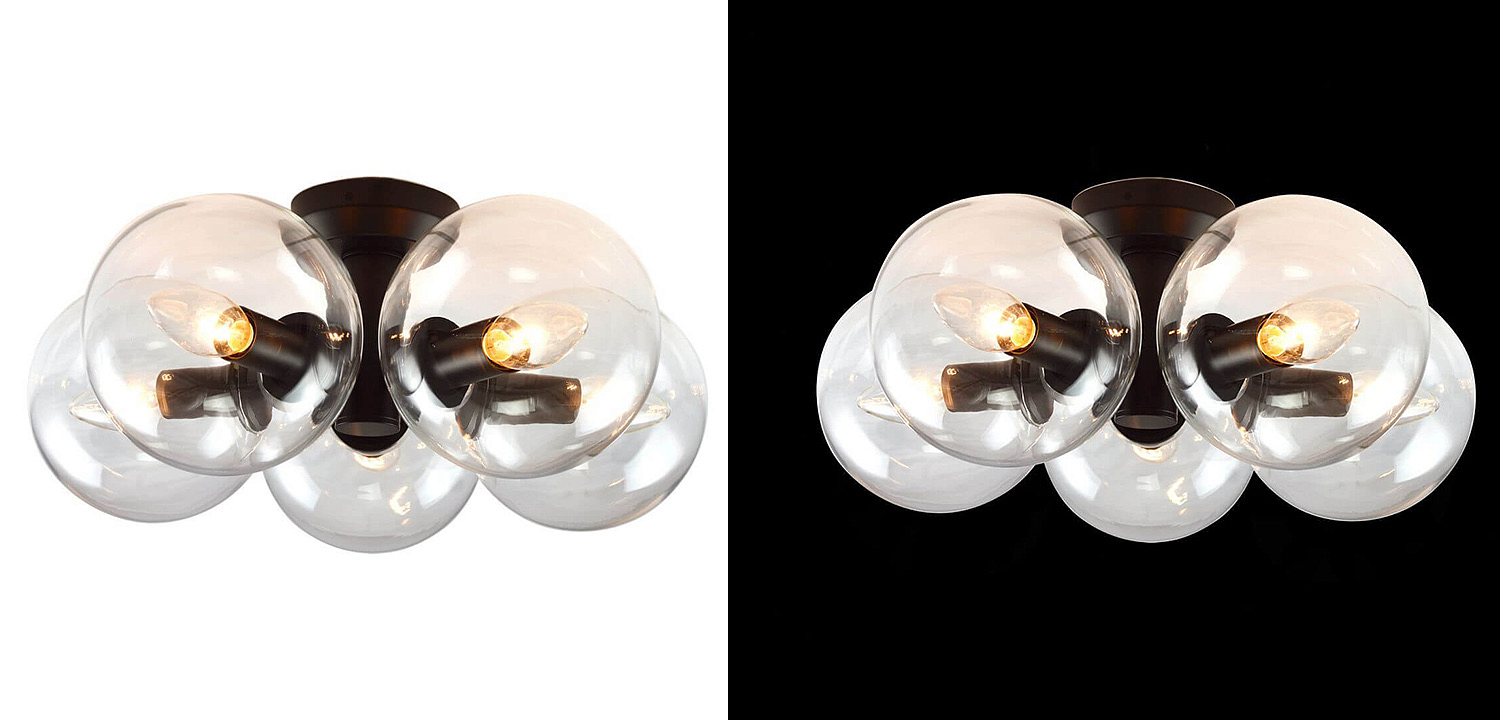 Потолочный светильник Modo 5 Globes Ceiling Lamp 41 Потолочный светильник Modo 5 Globes Ceiling Lamp 41 - Loft-Concept в Орле