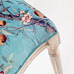 Стул из массива бука с изображением птиц и цветов Turquoise Beige Chinoiserie Garden Chair варинант исполнения - 4 | Loft Concept в Орле