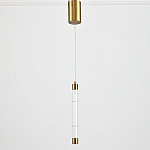 Подвесной светильник в форме цилиндра Trumpet Tube Brass варинант исполнения - 3 | Loft Concept в Орле