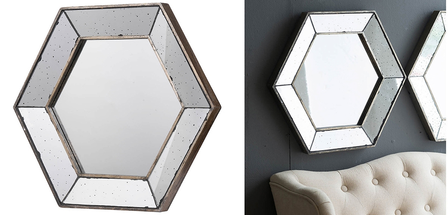 Зеркало Hexagonal Mirror Зеркало Hexagonal Mirror - Loft-Concept в Орле