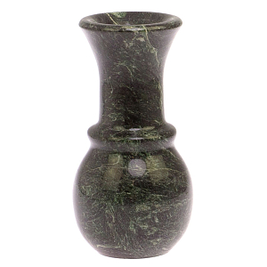 Ваза декоративная для цветов из камня змеевик Vase Serpentine