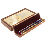 Нарды настольные из натурального камня лазурит и долерит Backgammon from Stone варинант исполнения - 4 | Loft Concept в Орле