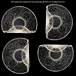 Бра из текстурированного прозрачного стекла с изогнутым краем Textured Glass  варинант исполнения - 6 | Loft Concept в Орле